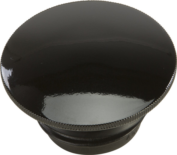 Harddrive Gas Cap Screw-In Smooth Vented Gloss Black `96-20 12772