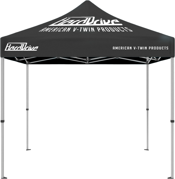 Harddrive Harddrive Canopy 10X10 Tent Black W/ White Logo Hyg-009-Hd