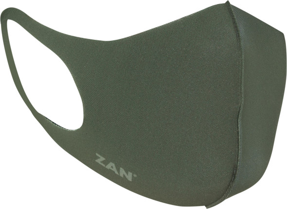 Zan Lightweight Face Mask 2/Pk Olive / Black Fmlw200