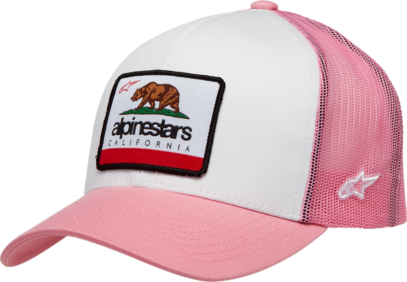 Alpinestars Women'S Cali 2.0 Hat White/Pink 1232-81900-2036-Os