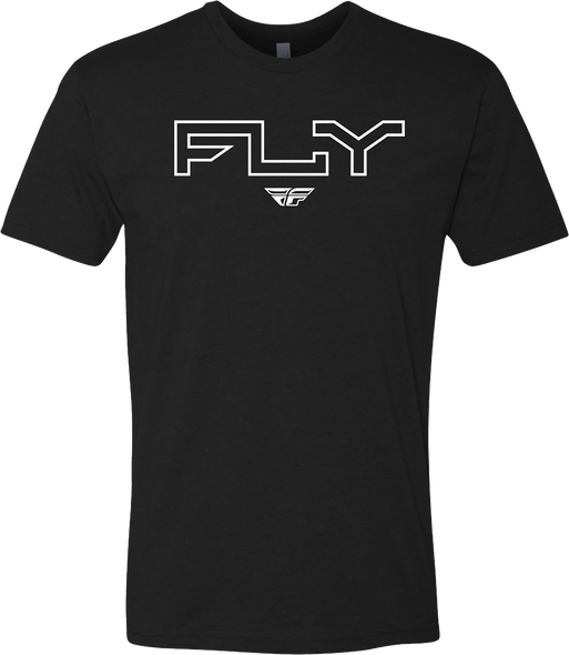 Fly Racing Youth Fly Edge Tee Black Ym 354-0308Ym