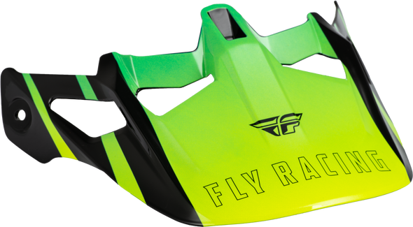 Fly Racing Werx-R Helmet Visor Hi-Vis/Teal Carbon 73-92843