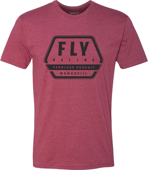 Fly Racing Fly Track Tee Red Lg 352-0042L