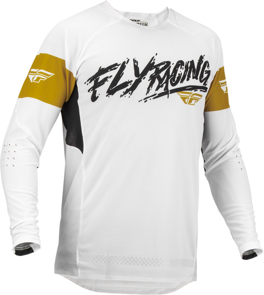 Fly Racing Evolution Dst L.E. Brazen Jersey White/Gold/Black 2X 376-1242X