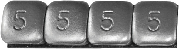 K&L Wheel Weights 5 Gram Silver 360 Piece/Box 32-3494