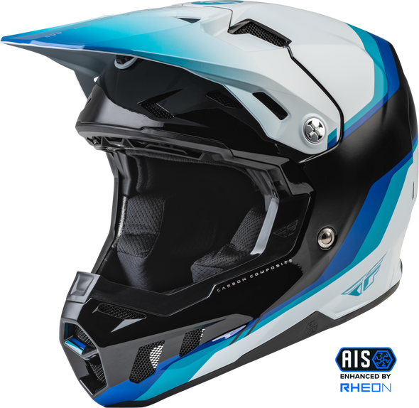 Fly Racing Formula Cc Driver Helmet Black/Blue/White 2X 73-43102X