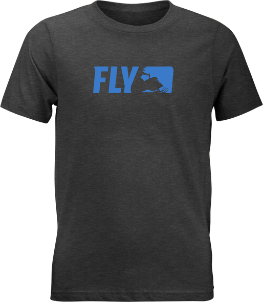 Fly Racing Fly Youth Primary Tee Charcoal Yx 352-0526Yx