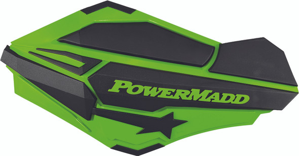 Powermadd Sentinal Handguards (Green/Black) 34403