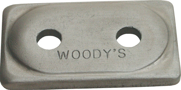 Woodys Digger Support Plates Double Alum. 5/16" 48/Pk Add2-3775-B