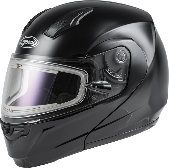 Gmax Md-04S Modular Snow Helmet W/Electric Shield Black Sm M4040024