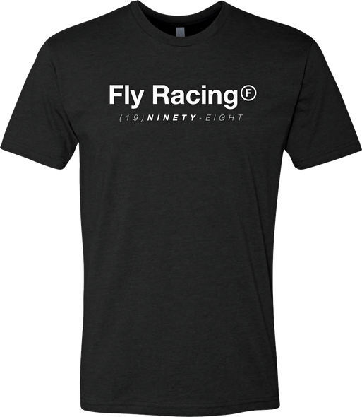 Fly Racing Fly Trademark Tee Black Md 354-0313M