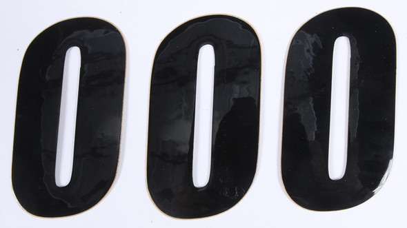 D-Cor Number 0 Black 4" 3/Pk 45-24-0