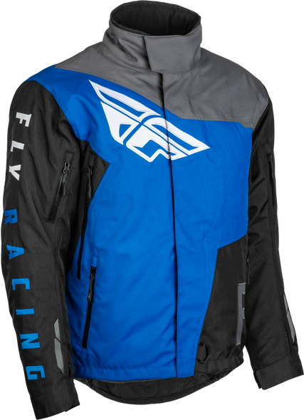 Fly Racing Snx Pro Jacket Black/Grey/Blue Xl 470-4116X