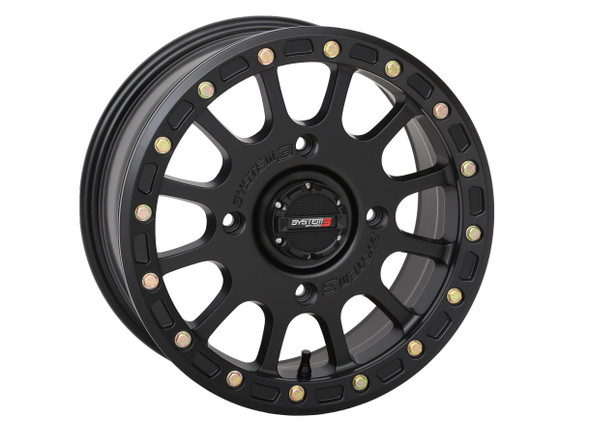 System 3 Sb5 Bl Wheel 14X7 5+2 (+38Mm) 4/137 Matte Black 14S3-5537