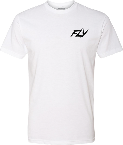 Fly Racing Fly Formula Tee White Md 352-0082M