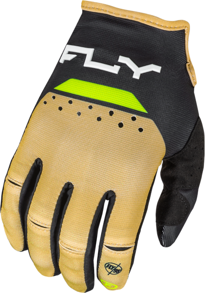Fly Racing Kinetic Reload Gloves Khaki/Black/Hi-Vis 2X 377-5122X