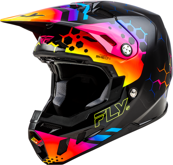 Fly Racing Formula Cc Tektonic Helmet Black/Sunset 2X 73-43322X