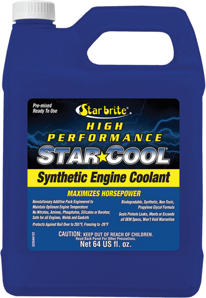 Star Brite Star Cool Synthetic Engine Coolant 64Oz 33264