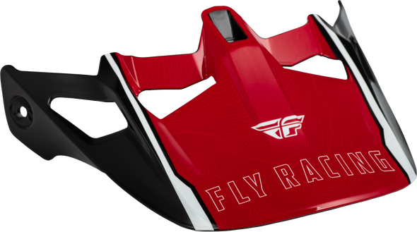 Fly Racing Werx-R Helmet Visor Red Carbon 73-92844