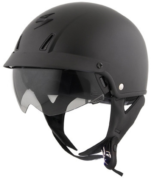 Scorpion Exo Exo-C110 Open-Face Helmet Matte Black Md C11-0104