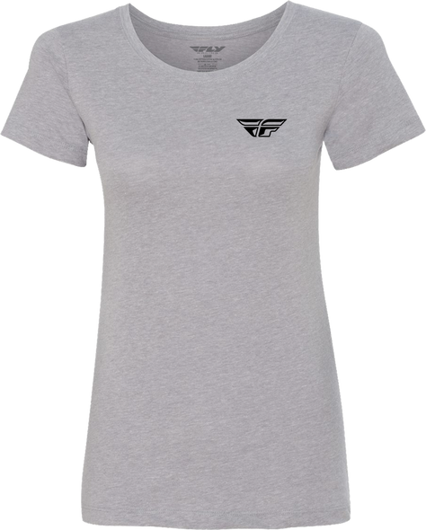 Fly Racing Women'S Fly Pulse Tee Grey Xl 356-0086X