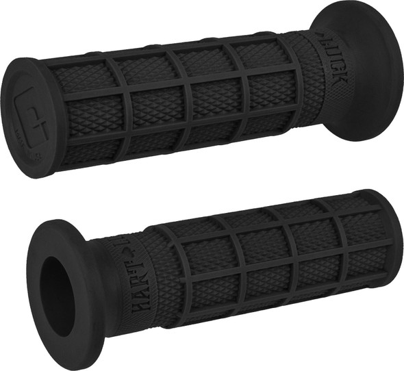 Odi Single Ply Waffle Grips Vtwin Black V02Fwb