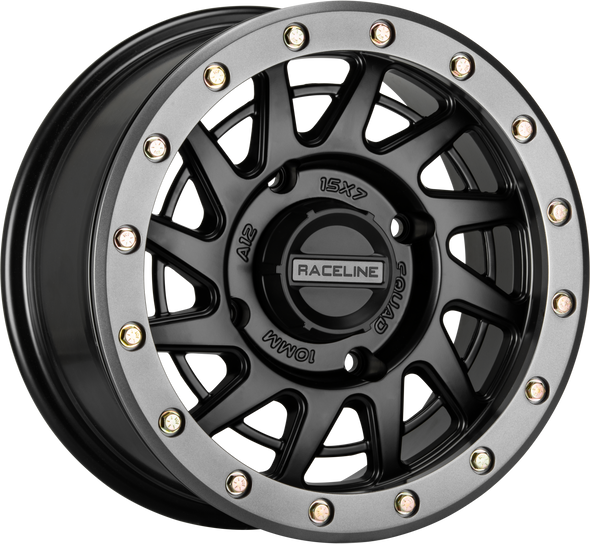 Raceline Squad Bdlk Wheel 15X7 4/137 6+1(+38Mm) Blk/Gunmetal A12Bg-57037+38