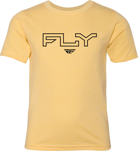 Fly Racing Youth Fly Edge Tee Banana Yl 354-0311Yl