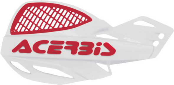 Acerbis Uniko Vented Handguards White/Red 2072671030