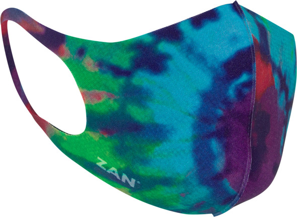 Zan Lightweight Face Mask 2/Pk Multi Color Tie Dye / Black Fmlw428