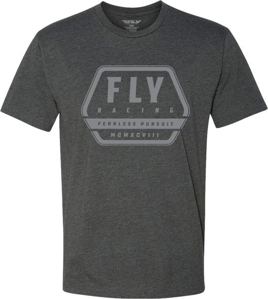 Fly Racing Fly Track Tee Charcoal Sm 352-0046S