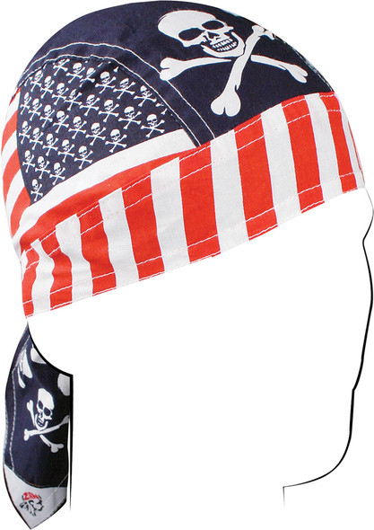 Zan Flydanna Patriotic Skull Z537