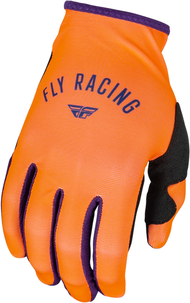 Fly Racing Women'S Lite Gloves Neon Coral/Deep Purple Xs 377-611Xs