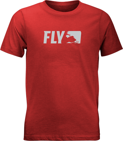 Fly Racing Fly Youth Primary Tee Red Ys 352-0527Ys