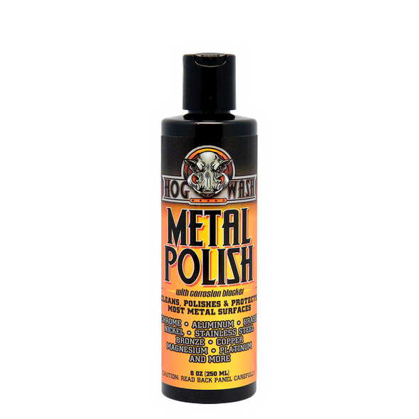 Hog Wash Metal Polish W/Corrosion Blocker 8Oz Hw0478