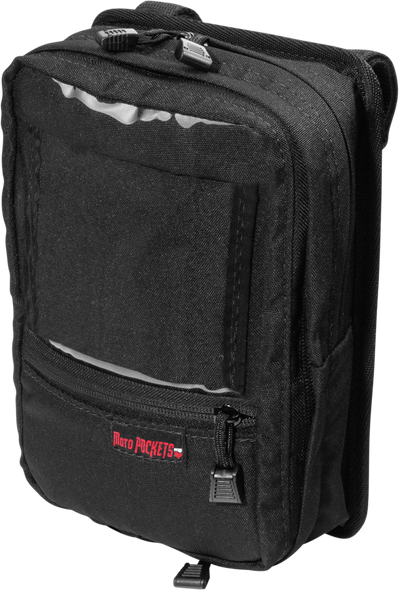 Moto Pockets Utility Bar Bag Black 7.5X10.5X3 40003Blk