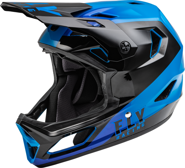 Fly Racing Rayce Helmet Black/Blue Xs 73-3600Xs