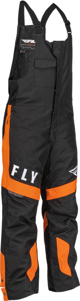 Fly Racing Outpost Bib Orange/Black Lg 470-4286L