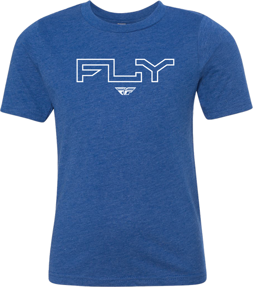 Fly Racing Youth Fly Edge Tee Royal Blue Yl 354-0310Yl