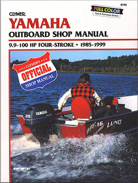 Clymer Manuals Clymer Manual Yamaha 9.9-100 Hp 4-Stroke Ob 85-99 Cb788