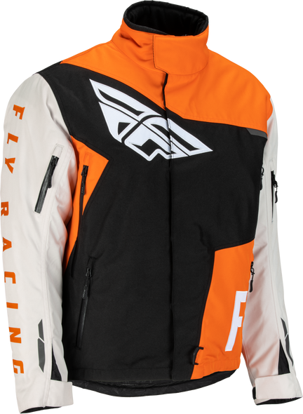 Fly Racing Youth Snx Pro Jacket Orange/Grey/Black Yxs 470-4119Yxs