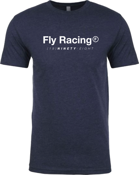 Fly Racing Fly Trademark Tee Midnight Navy Lg 354-0314L