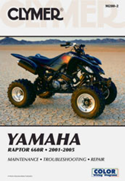 Clymer Repair Manual Yam Raptor Cm2802