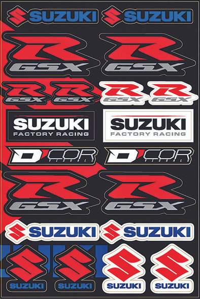 D-Cor Suzuki Street Decal Sheet 40-40-105