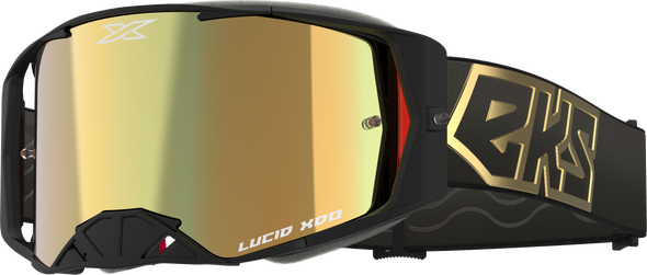 EKS Brand Lucid Goggle Black/Gold Gold Mirror Lens 067-12001