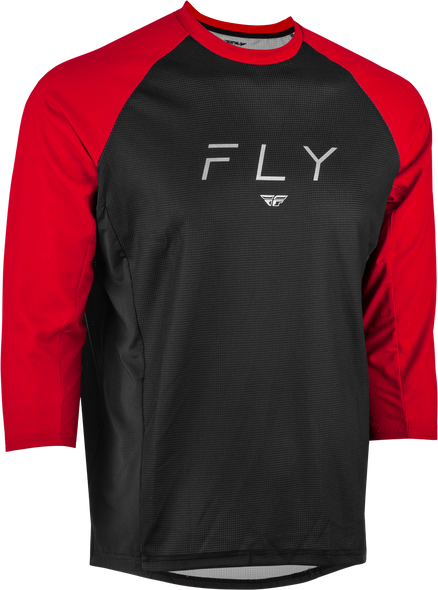 Fly Racing Ripa 3/4 Sleeve Jersey Black/Red Sm 352-8131S
