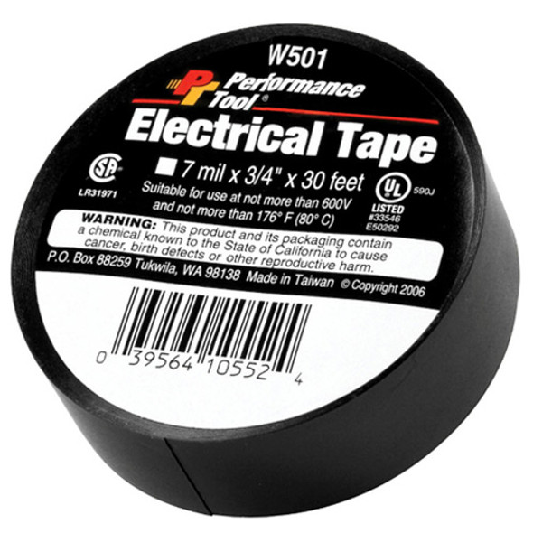 Performancetool Electrical Tape 3/4 X 30 W501