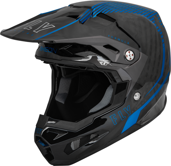 Fly Racing Youth Formula Carbon Tracer Helmet Blue/Black Yl 73-4440Yl