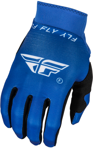 Fly Racing Youth Pro Lite Gloves Blue/White Yl 377-041Yl