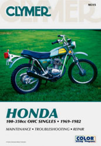 Clymer Repair Manual Hon 100-350Cc Cm315